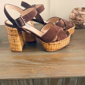 Authentic Prada wedges